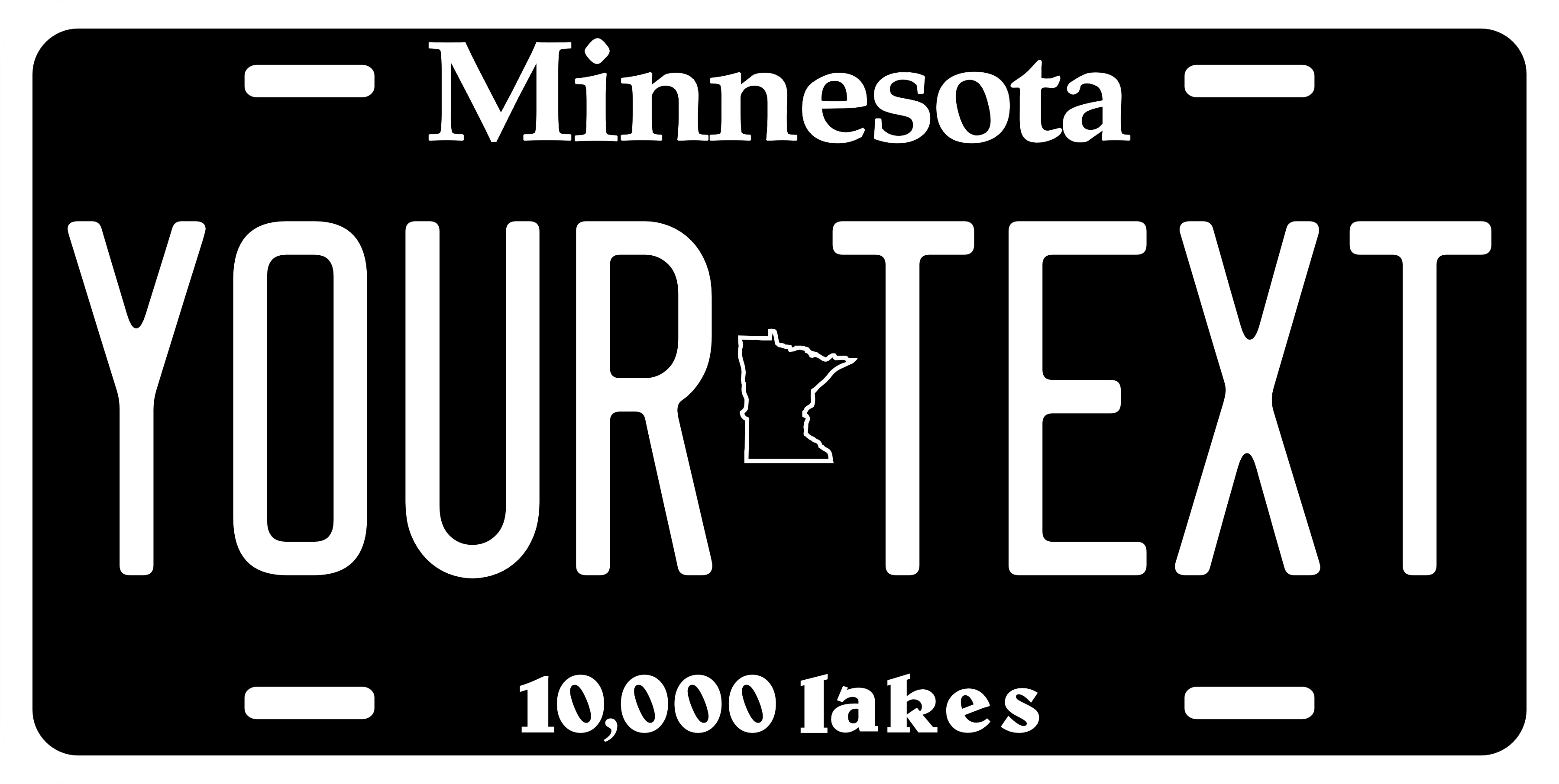 minnesota black out license plate