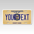 Personalized Mississippi 6" X 12" Aluminum Souvenir License Plate