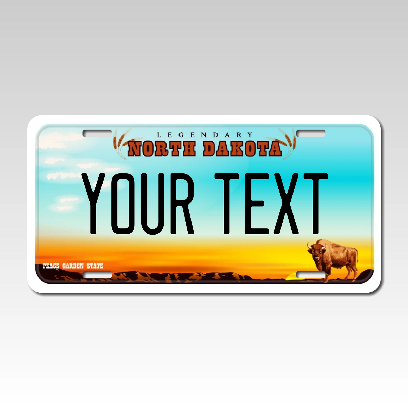 Personalized North Dakota 6