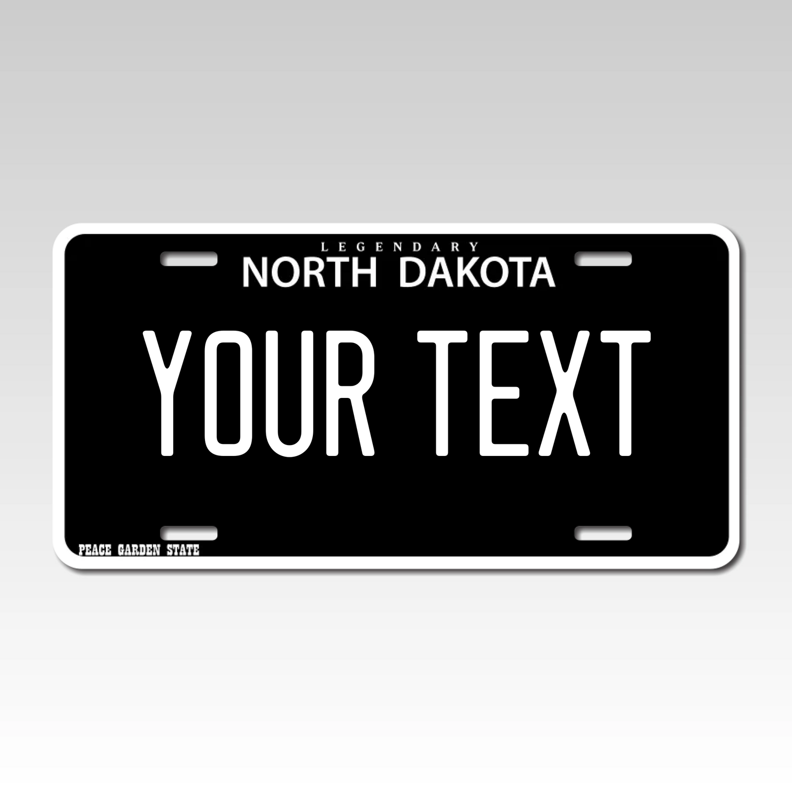 Personalized North Dakota 6