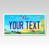 Personalized Ohio 6" X 12" Aluminum Souvenir License Plate Version 2