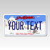 Personalized South Dakota 6" X 12" Aluminum Souvenir License Plate Version 2