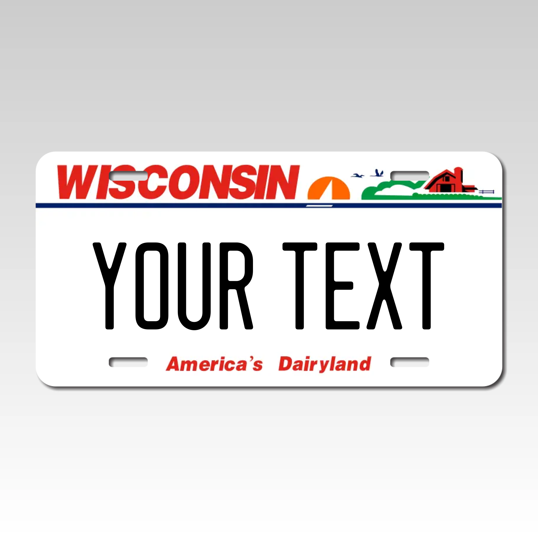 Personalized Wisconsin 6