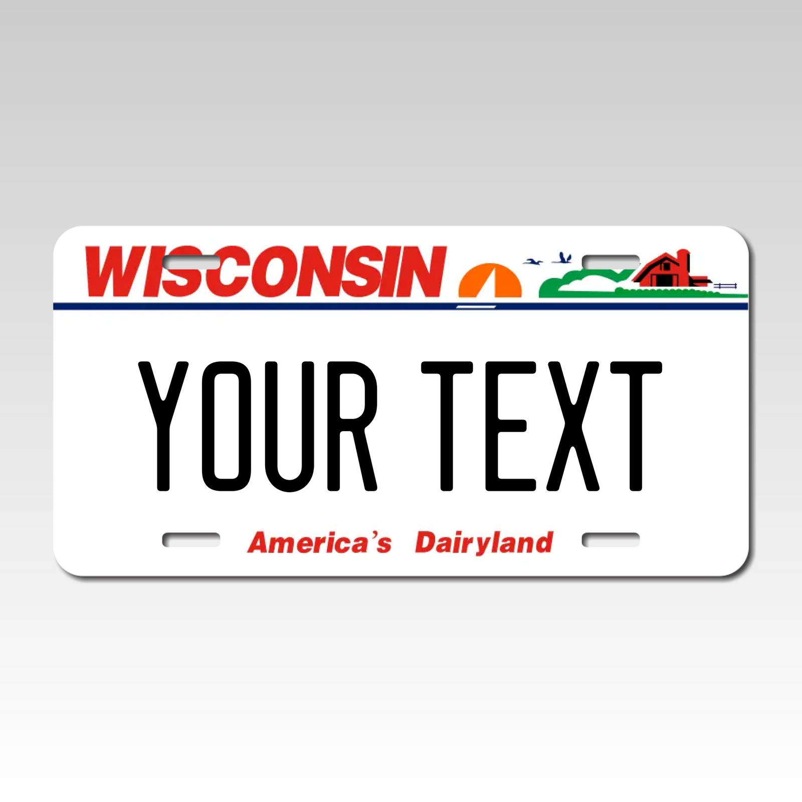 Personalized Wisconsin 6