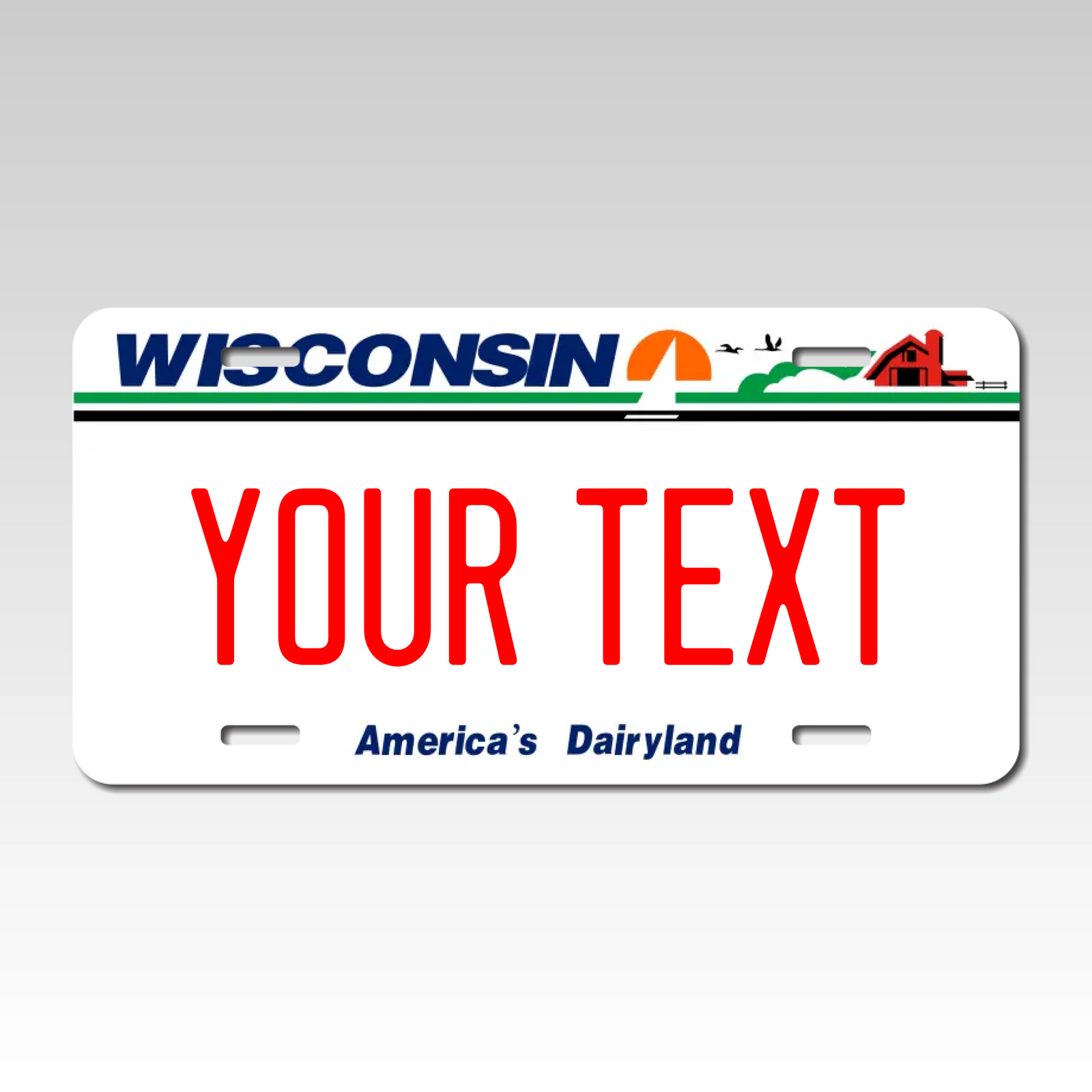 Personalized Wisconsin 6