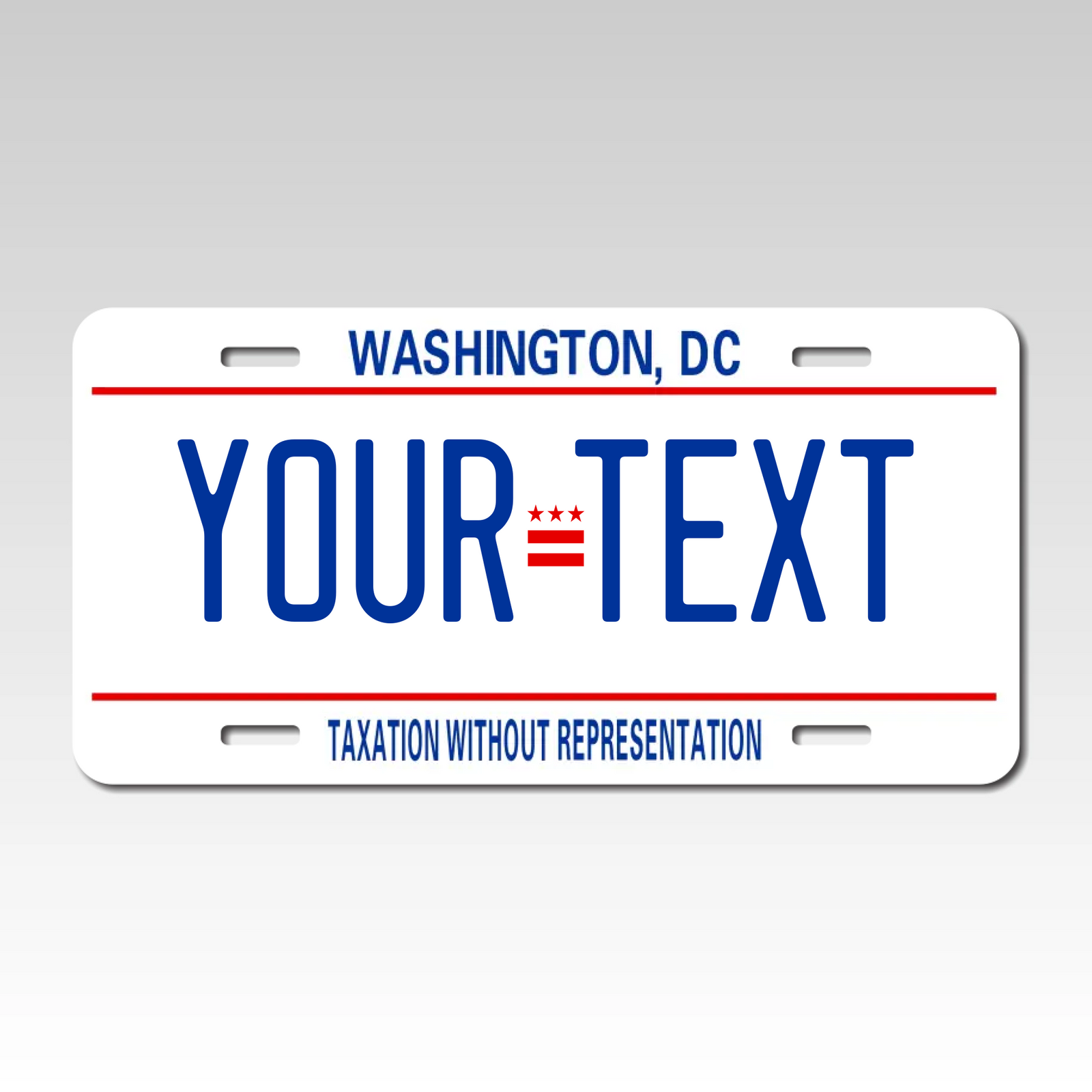 Personalized District of Columbia 6