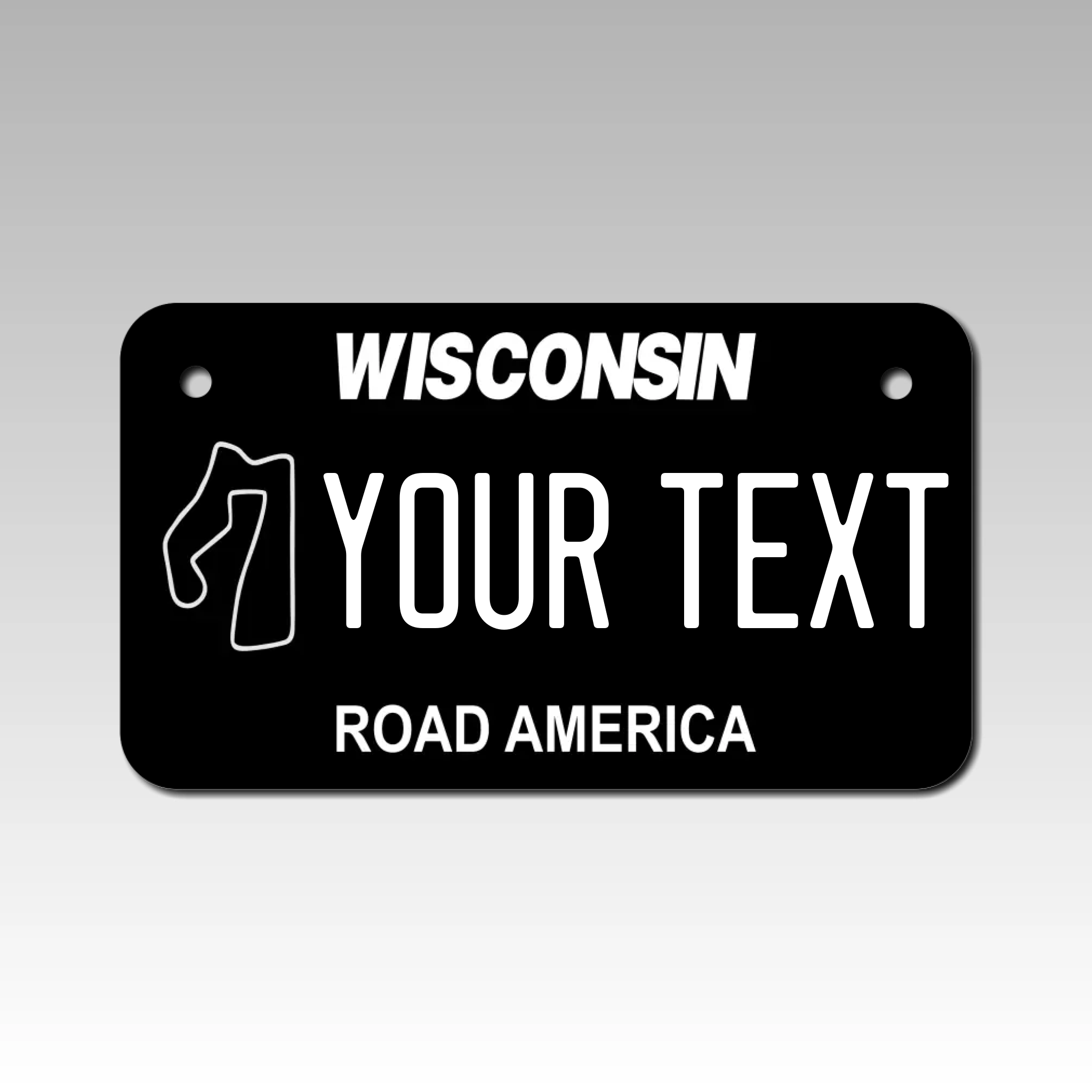 Wisconsin Custom Plate Racing Personalized Wisconsin 4