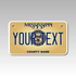 Personalized Mississippi 4" X 7" Aluminum License Plate