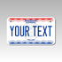 Personalized Missouri 4" X 7" Aluminum License Plate Version 3