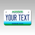 Personalized Missouri 4" X 7" Aluminum License Plate Version 1