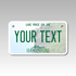 Personalized New Hampshire 4" X 7" Aluminum License Plate Version 1