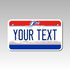 Personalized Ohio 4" X 7" Aluminum License Plate Version 1