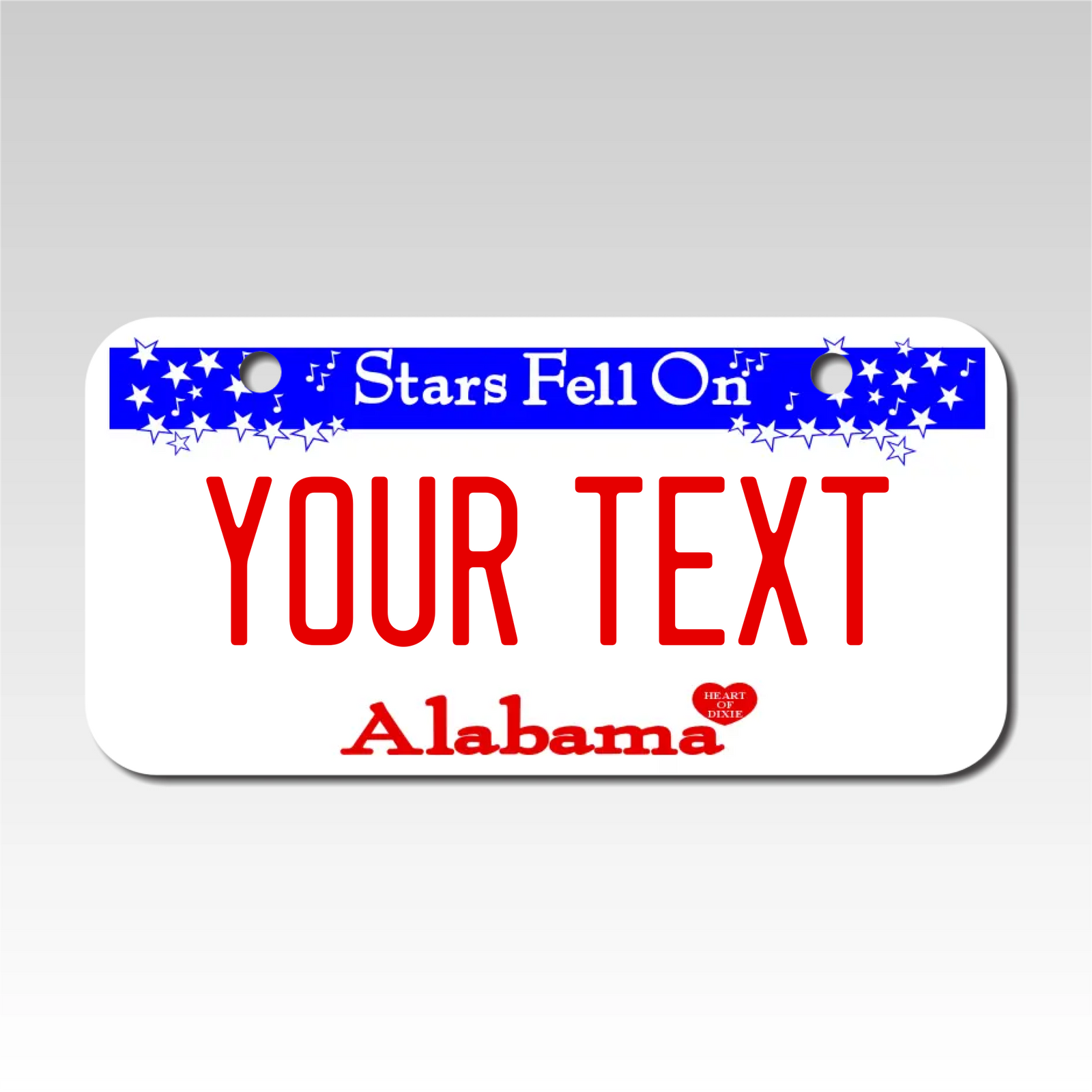 Personalized Alabama 3