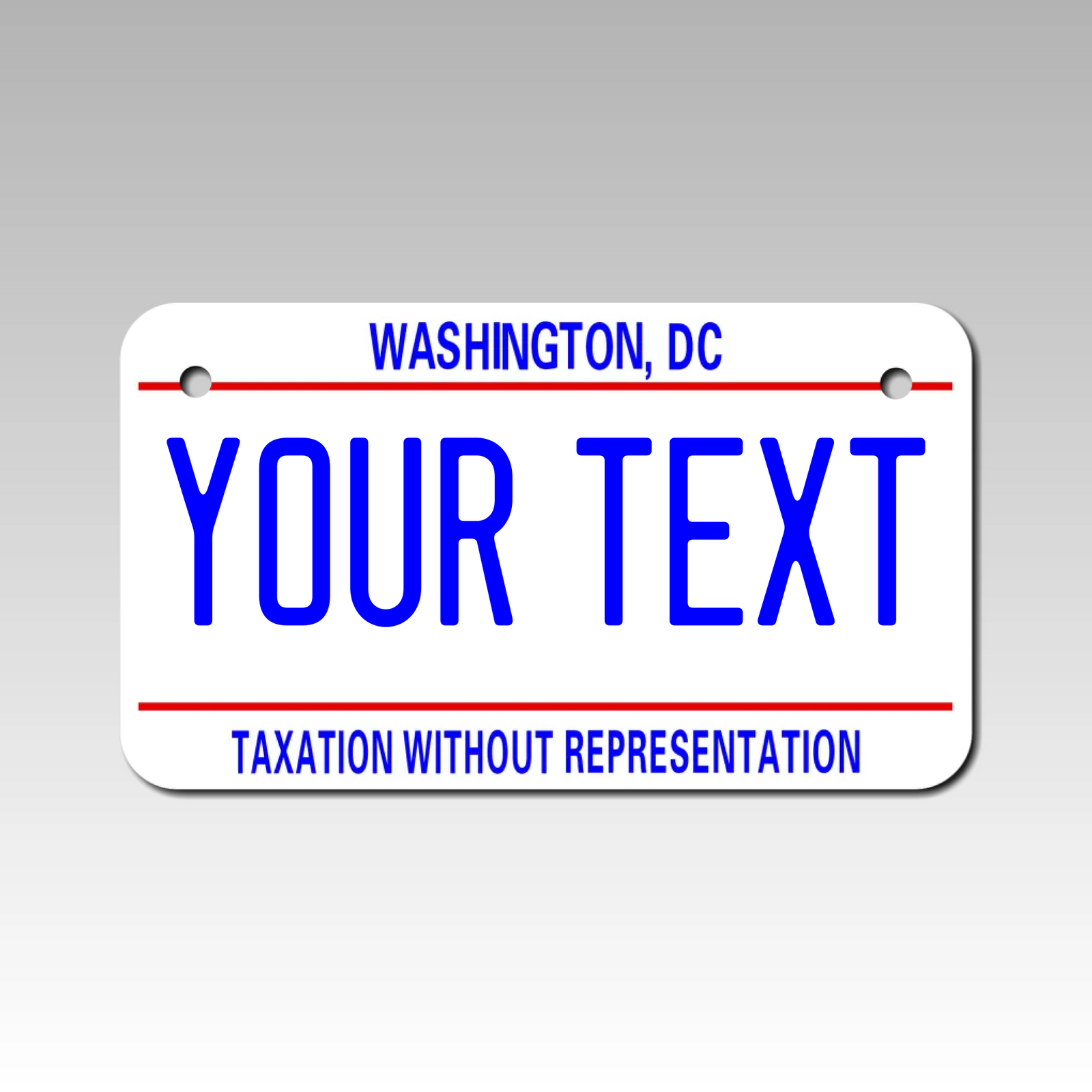 Personalized District of Columbia 4