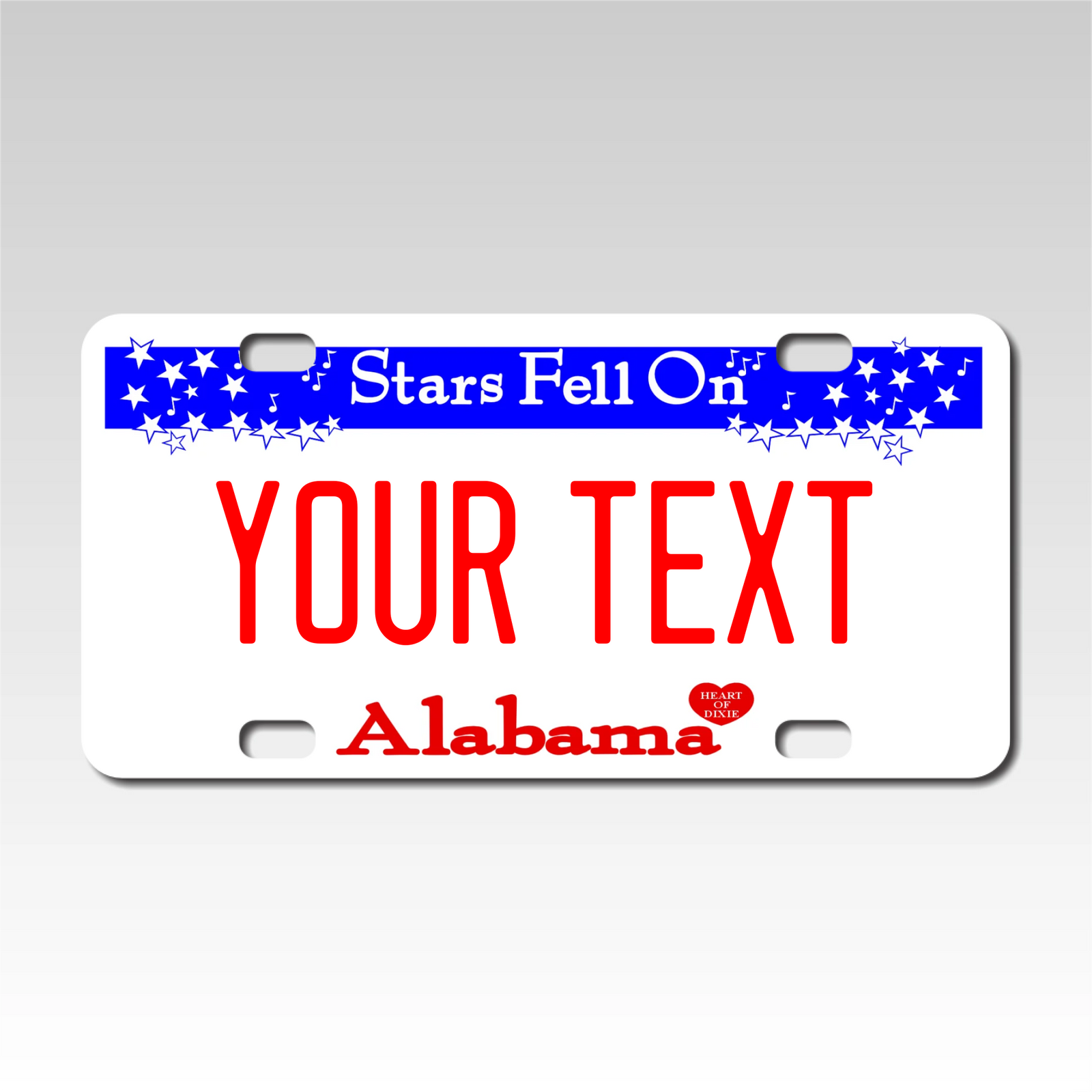 Personalized Alabama 3