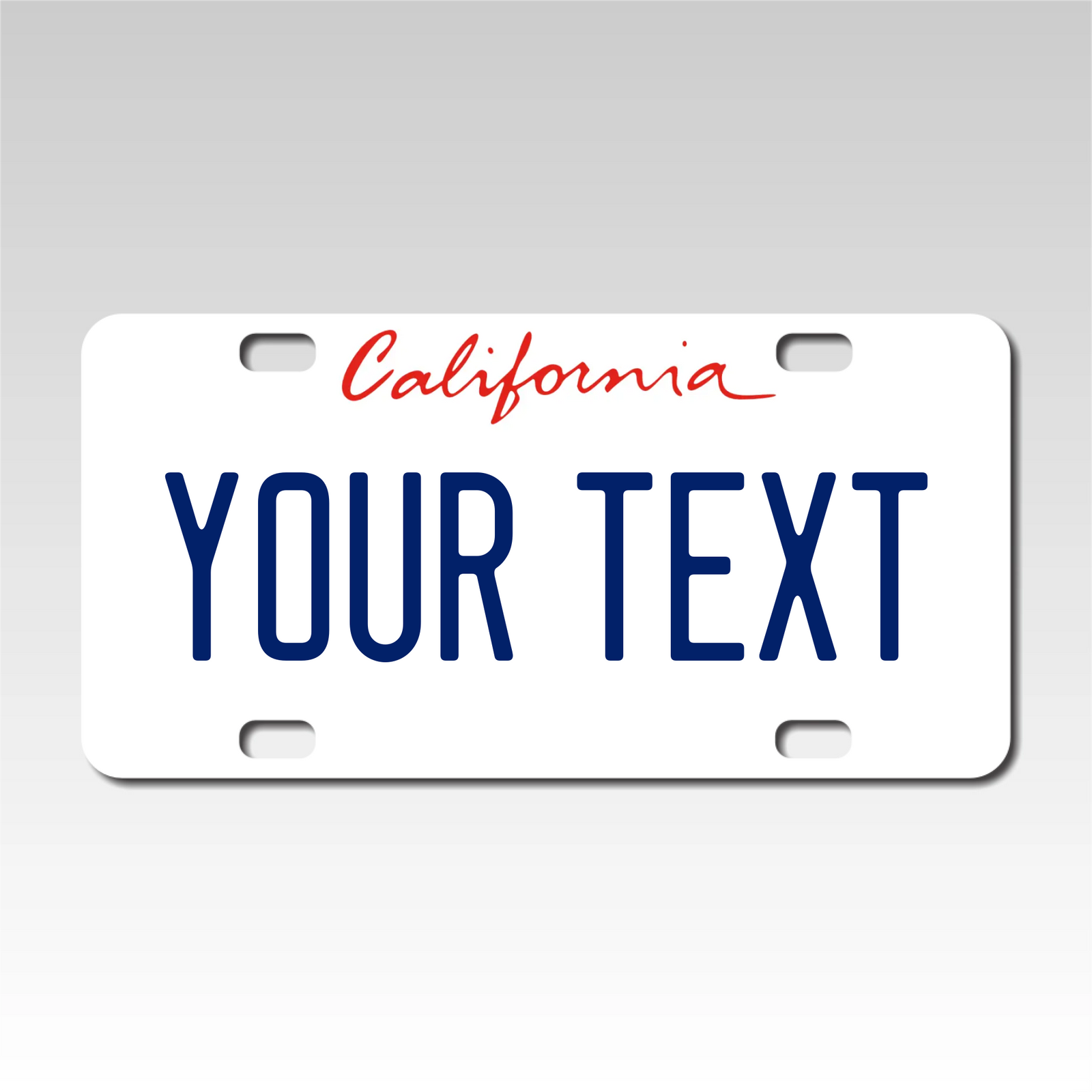 Personalized California License Plate 3
