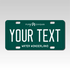 Personalized Michigan 3" X 6" FRP Plastic License Plate Version 6 Water Wonderland