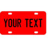 Design Your Own 3&#34;x6&#34; FRP Plastic License Plate