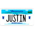 Personalized Minnesota 6&#34; X 12&#34; Aluminum License Plate Version 1