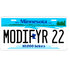 Personalized Minnesota 6&#34; X 12&#34; Aluminum License Plate Version 1