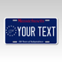 Personalized Massachusetts 6" X 12" Aluminum Souvenir License Plate 250 Years of Independence Ver 2