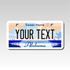 Custom Alabama License Plate by Custom Plate Pros Size 2X4 Aluminum - Custom Plate Pros