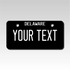 Personalized Delaware 2" X 4" Aluminum License Plate Version 2
