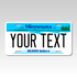 Personalized Minnesota 6" X 12" Aluminum License Plate Version 1