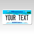 Personalized Minnesota 10000 Lakes 6" X 12" Aluminum License Plate