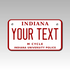 University Police Indiana University 4" X 7" Plate