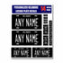 Personalized Delaware License Plate Decals - Stickers Version 2