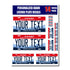 Personalized Idaho License Plate Decals - Stickers Version 1