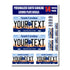 Personalized South Carolina License Plate Decals - Stickers Version 1