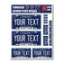 Personalized Tennessee License Plate Decals - Stickers Version 3