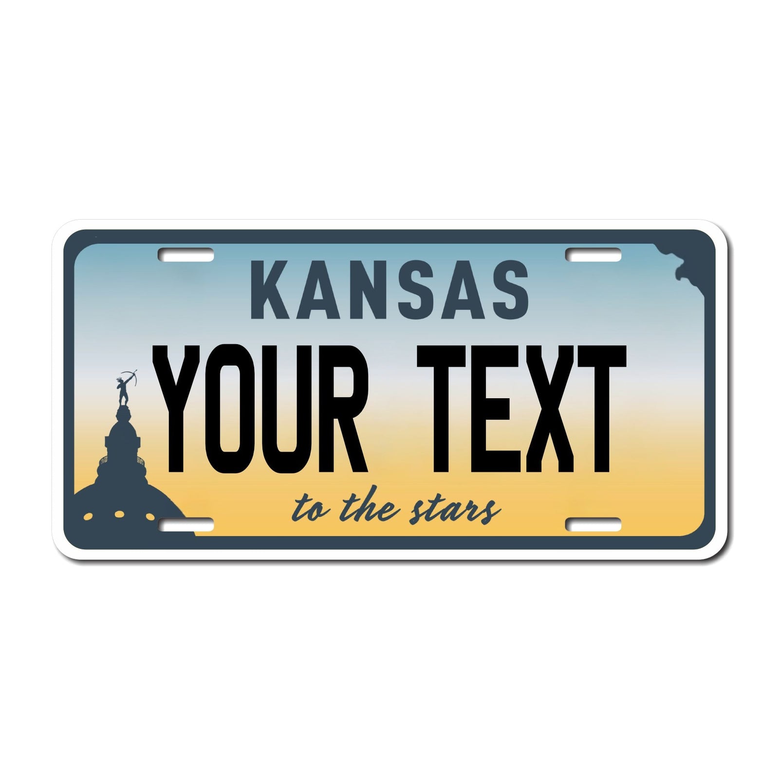 Personalized Kansas 6
