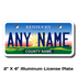 Personalized Kentucky 2" X 4" Aluminum License Plate (KLP-KY1-2X4)