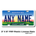 Personalized Kentucky 3" X 6" FRP Plastic License Plate (KLP-KY1-3X6P)