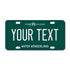 Personalized Michigan 3" X 6" FRP Plastic License Plate Version 6 Water Wonderland