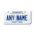 Personalized Mississippi 2" X 4" Aluminum License Plate