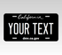 Personalized California 6" X 12" Aluminum  Souvenir License Plate