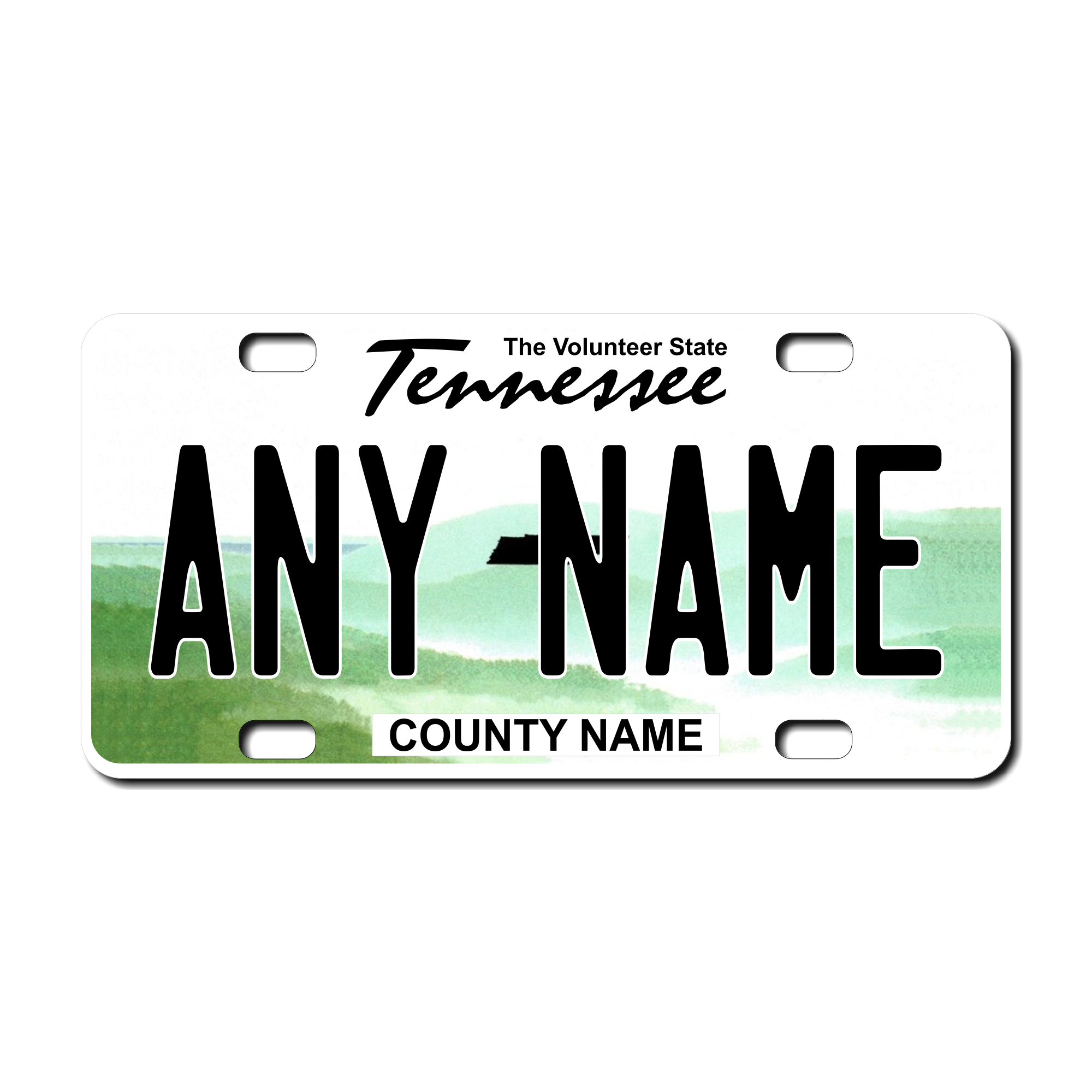 Tn Plate Sticker Personalized Tennessee 3