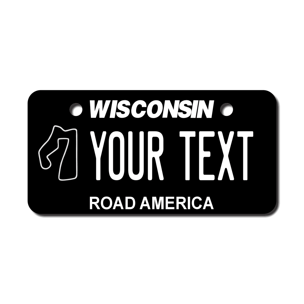 Wisconsin Custom Plate Racing Personalized Wisconsin 2