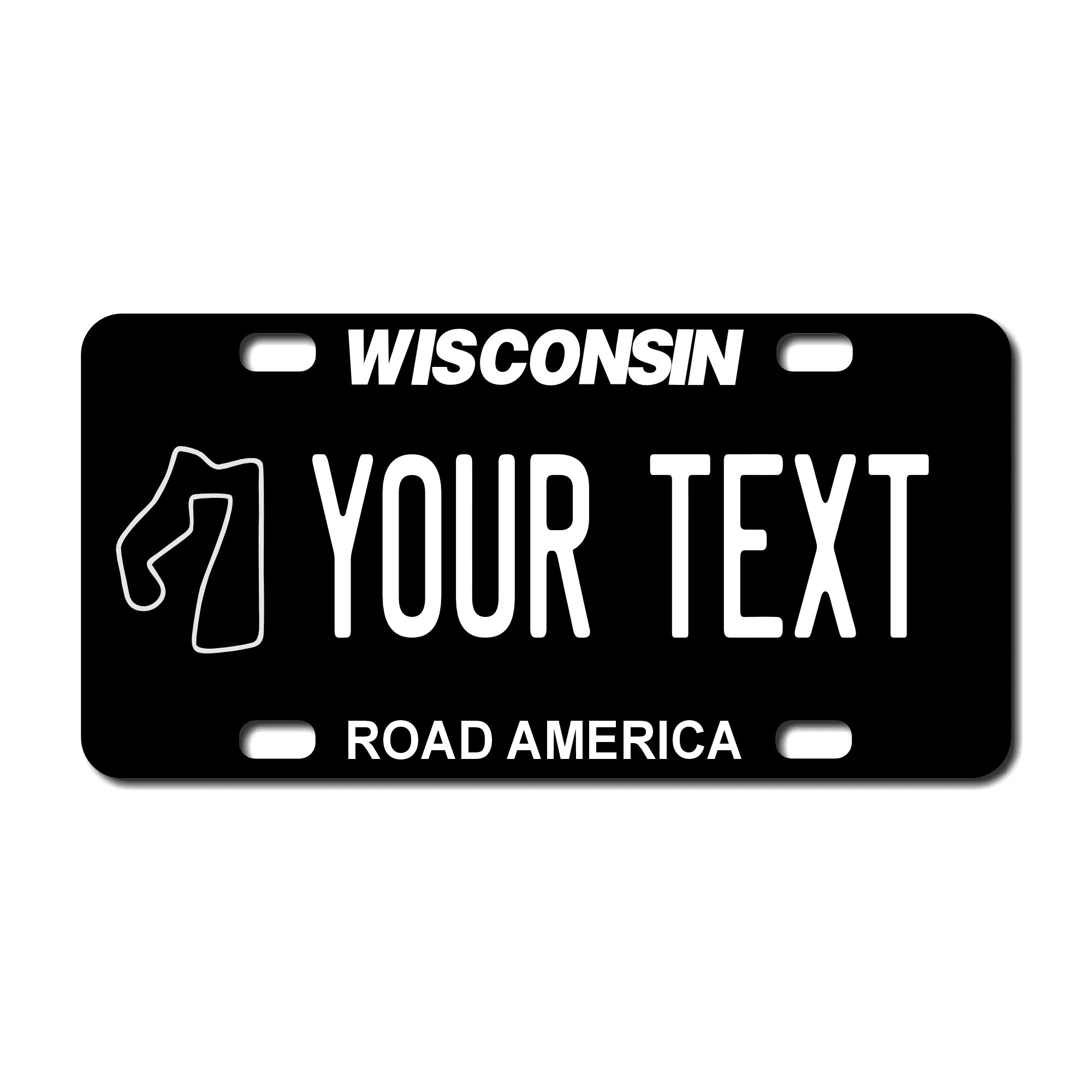 Wisconsin Custom Plate Racing Personalized Wisconsin 3