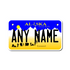 Personalized Alaska 4" X 7" Aluminum License Plate Version 1