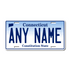 Personalized Connecticut 6" X 12" Aluminum License Plate Version 1
