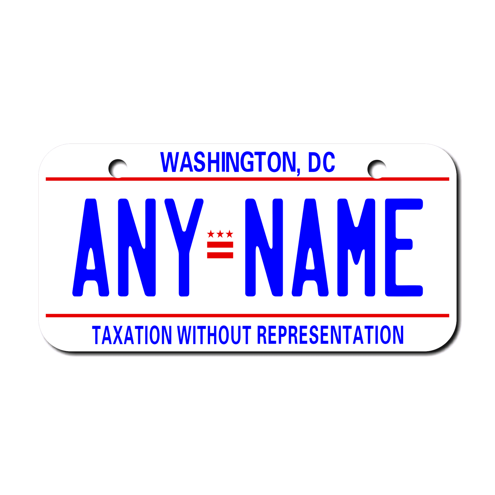 Personalized District of Columbia 3