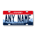 Personalized Idaho 3" X 6" FRP Plastic License Plate Version 1