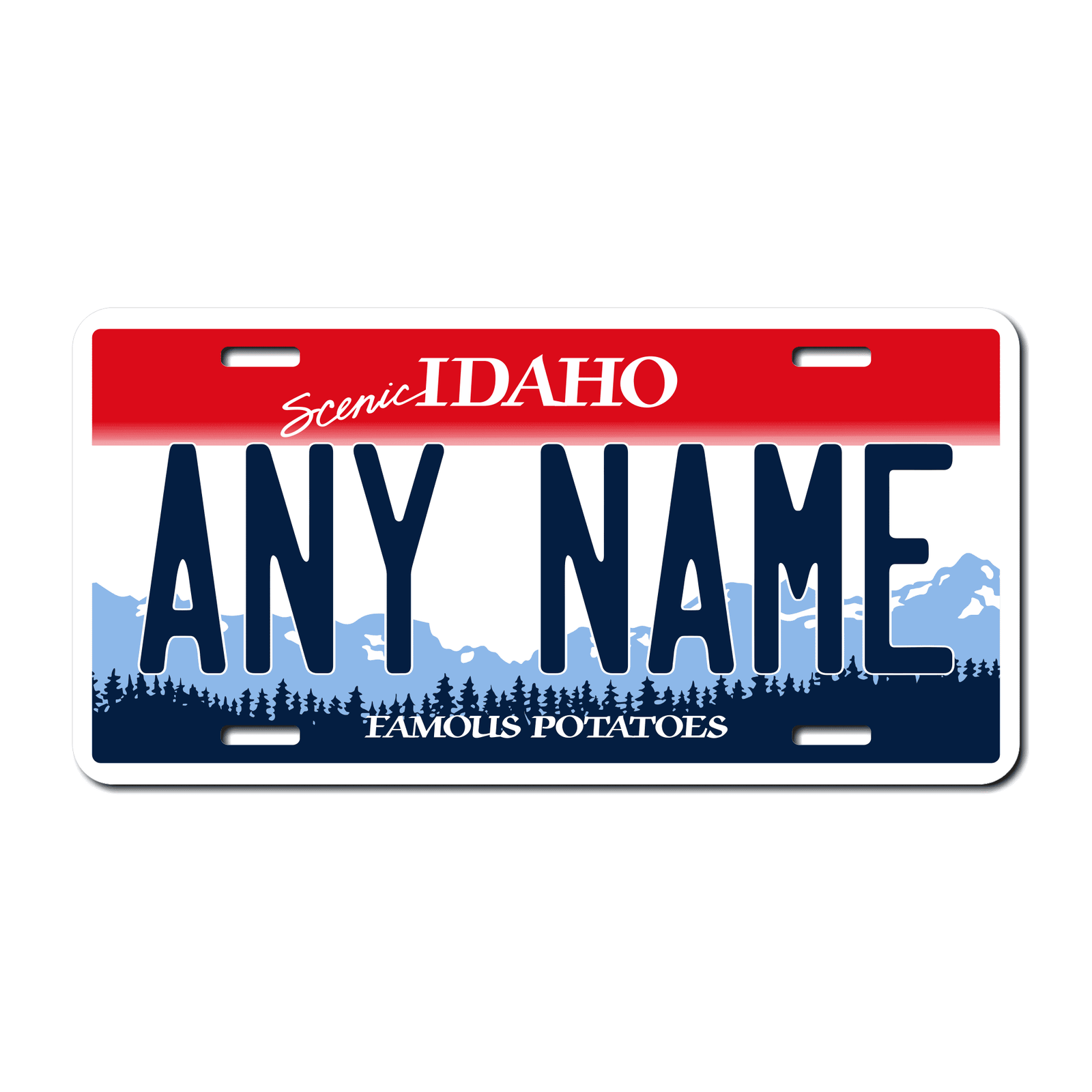 Personalized Idaho 6
