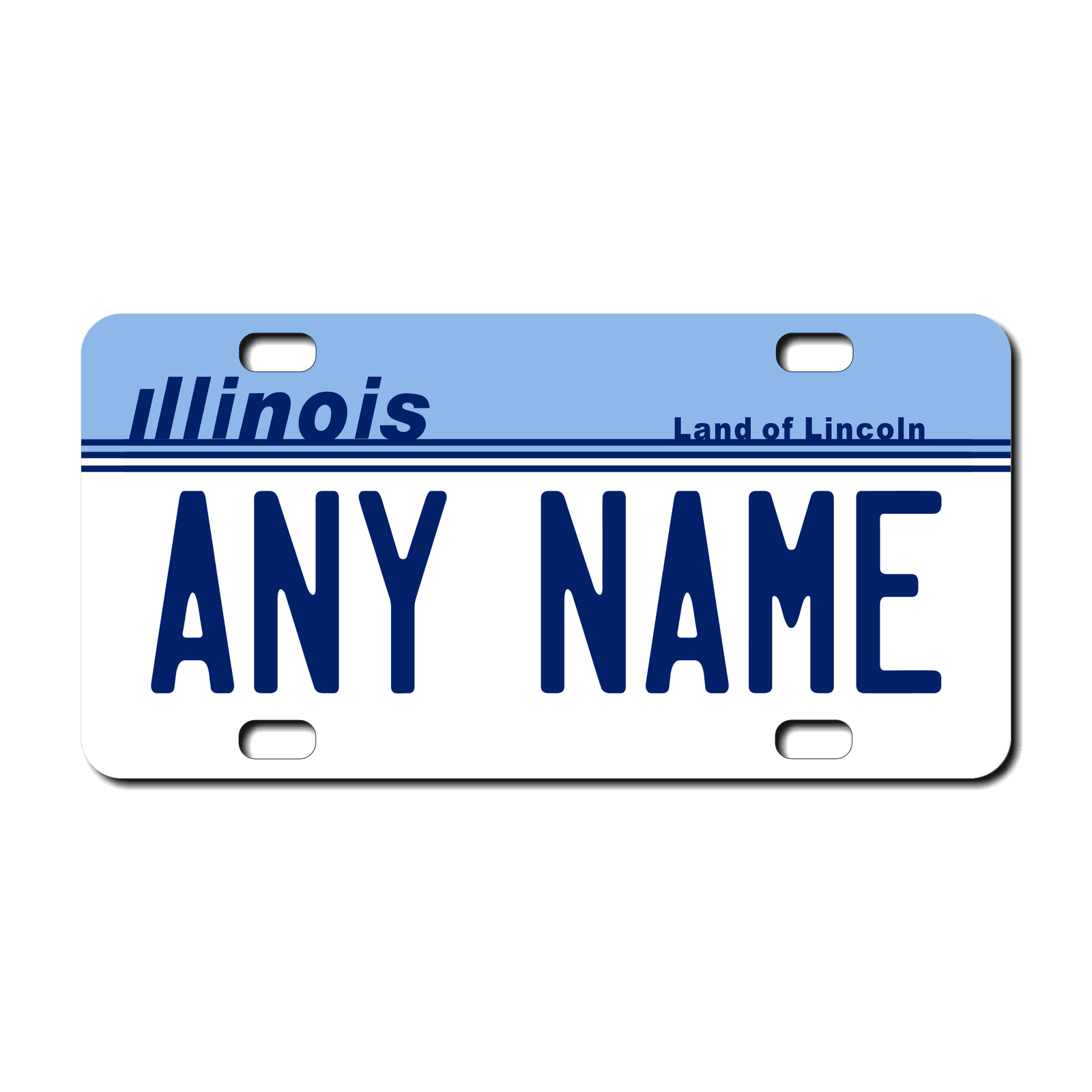 Personalized Illinois 3