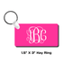 Vine Font Monogram License Plate - Sizes for Cars, Trucks, Bikes, Wagon and electric cars ( Hot Pink )
